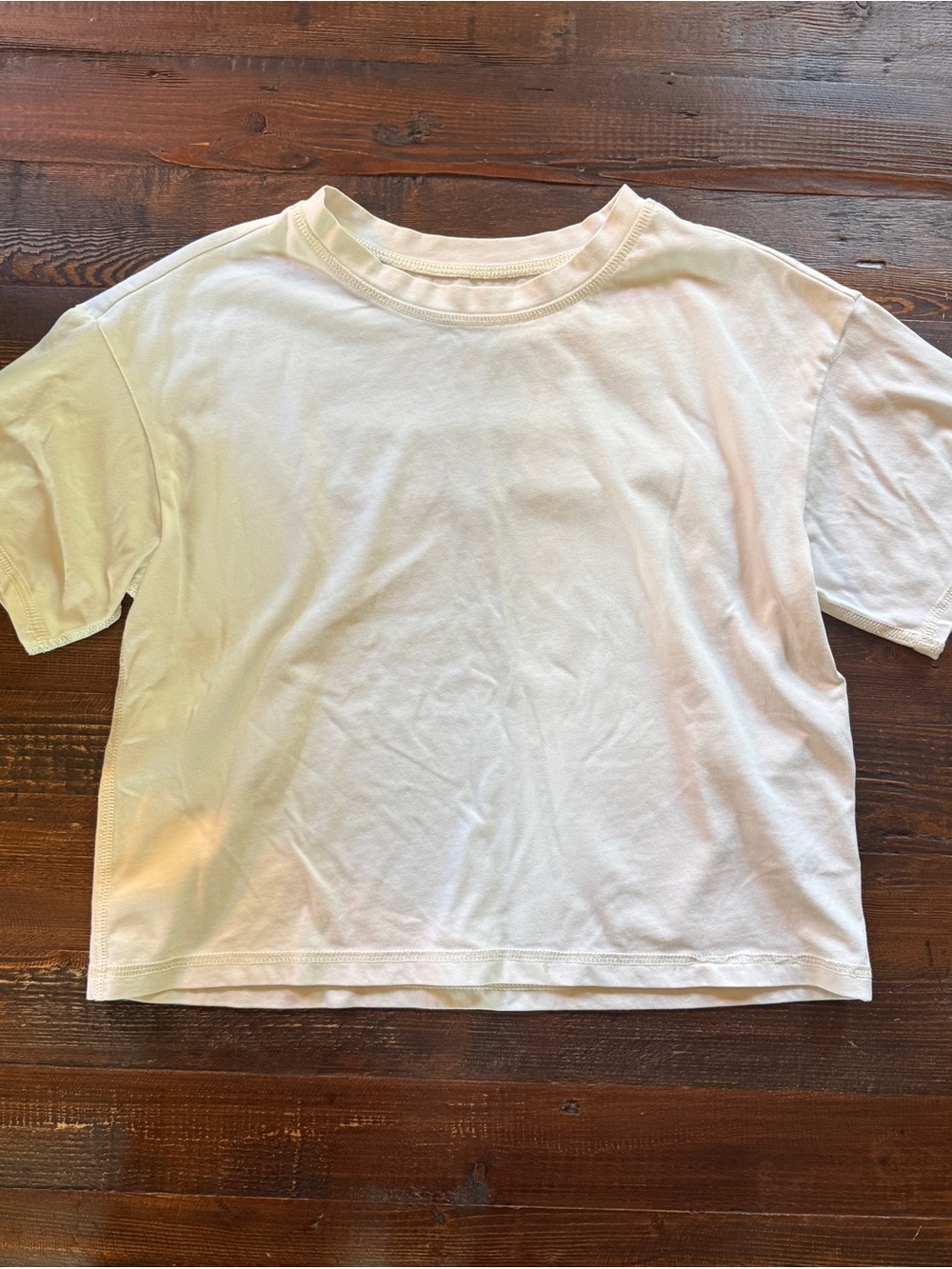 Hanna Andersson White Short Sleeve Tee Sz 10